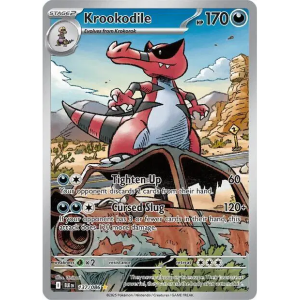 Scarlet & Violet - Black Bolt 137/086 - Krookodile [Illustration Rare]