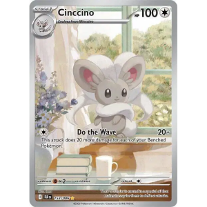 Scarlet & Violet - Black Bolt 153/086 - Cinccino [Illustration Rare]