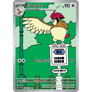 Scarlet & Violet Obsidian Flames 208/197 - Pidgeotto [Illustration Rare]