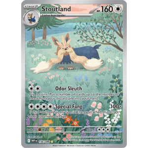 Scarlet & Violet White Flare 156/086 - Stoutland [Illustration Rare]