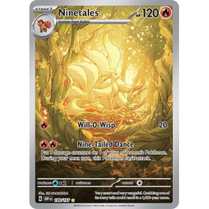 Scarlet & Violet Obsidian Flames 199/197 - Ninetales [Illustration Rare]
