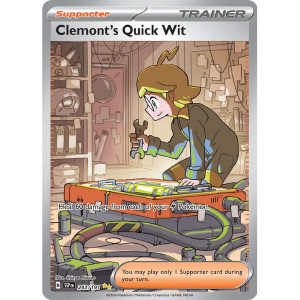 Scarlet & Violet Surging Sparks 243/191 - Clemont's Quick Wit [Special Illustration Rare]