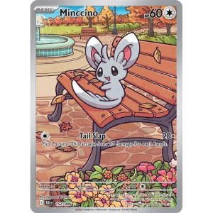 Scarlet & Violet - Black Bolt 152/086 - Minccino [Illustration Rare]