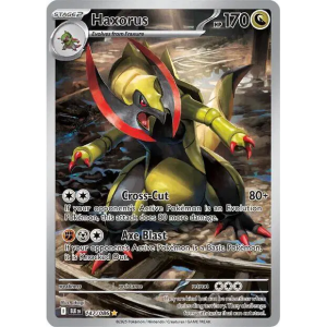 Scarlet & Violet - Black Bolt 147/086 - Haxorus [Illustration Rare]