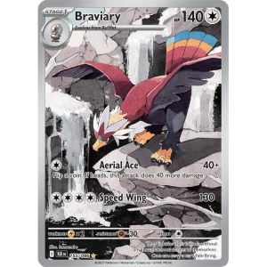 Scarlet & Violet - Black Bolt 155/086 - Braviary [Illustration Rare]