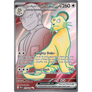 Scarlet & Violet - Destined Rivals 219/182 - Team Rocket's Persian EX [Ultra Rare]