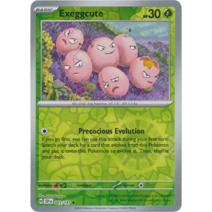 Exeggcute - Common Reverse Holo 001/191 [Scarlet & Violet Surging Sparks]