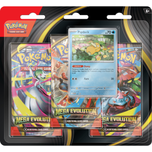 Pokemon TCG - Mega Evolution Base - 3-pack Blister