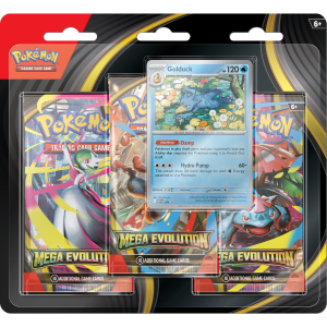 Pokemon TCG - Mega Evolution Base - 3-pack Blister