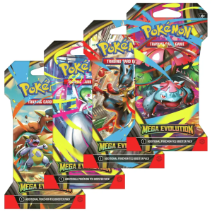 Pokemon  TCG - Mega Evolution Base - Sleeved Blister Pack