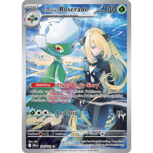 Scarlet & Violet - Destined Rivals 184/182 - Cynthia's Roserade [Illustration Rare]