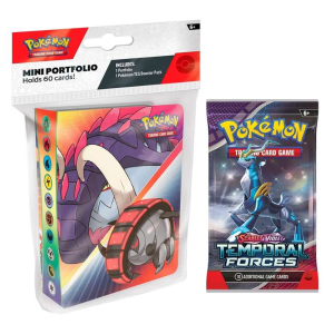 Pokemon TCG Scarlet & Violet Temporal Forces Mini Portfolio (Incl. one pack)