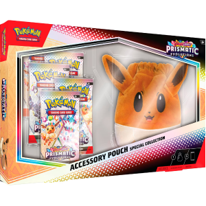 Pokemon TCG Prismatic Evolutions Special Collection Accessory Pouch