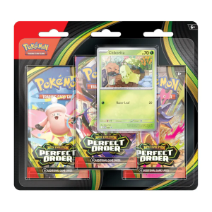 Pokemon TCG - Mega Evolution ME03 Perfect Order - 3-Pack Checklane